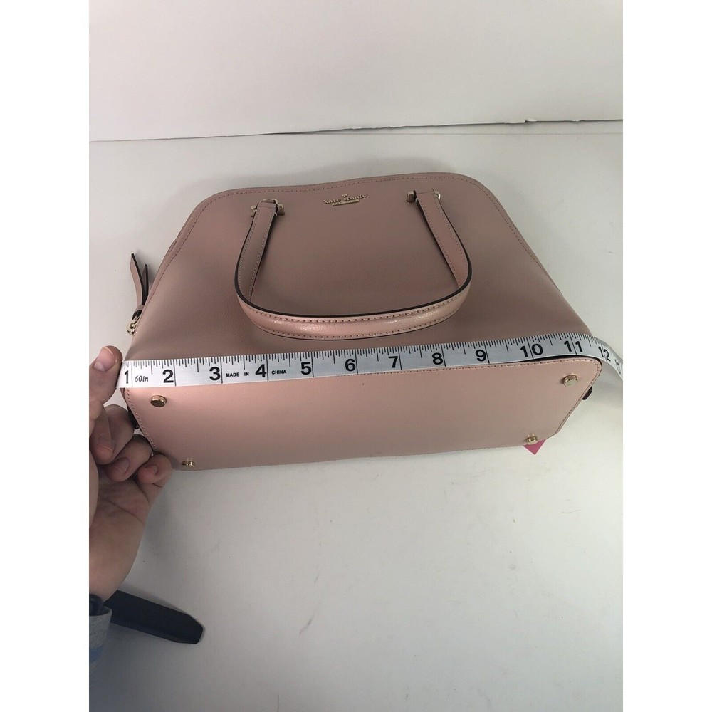 KATE SPADE PATTERSON DRIVE SMALL DOME SATCHEL CROSSBODY BAG PINK ROSYCHEEKS $359 - Picture 10 of 13